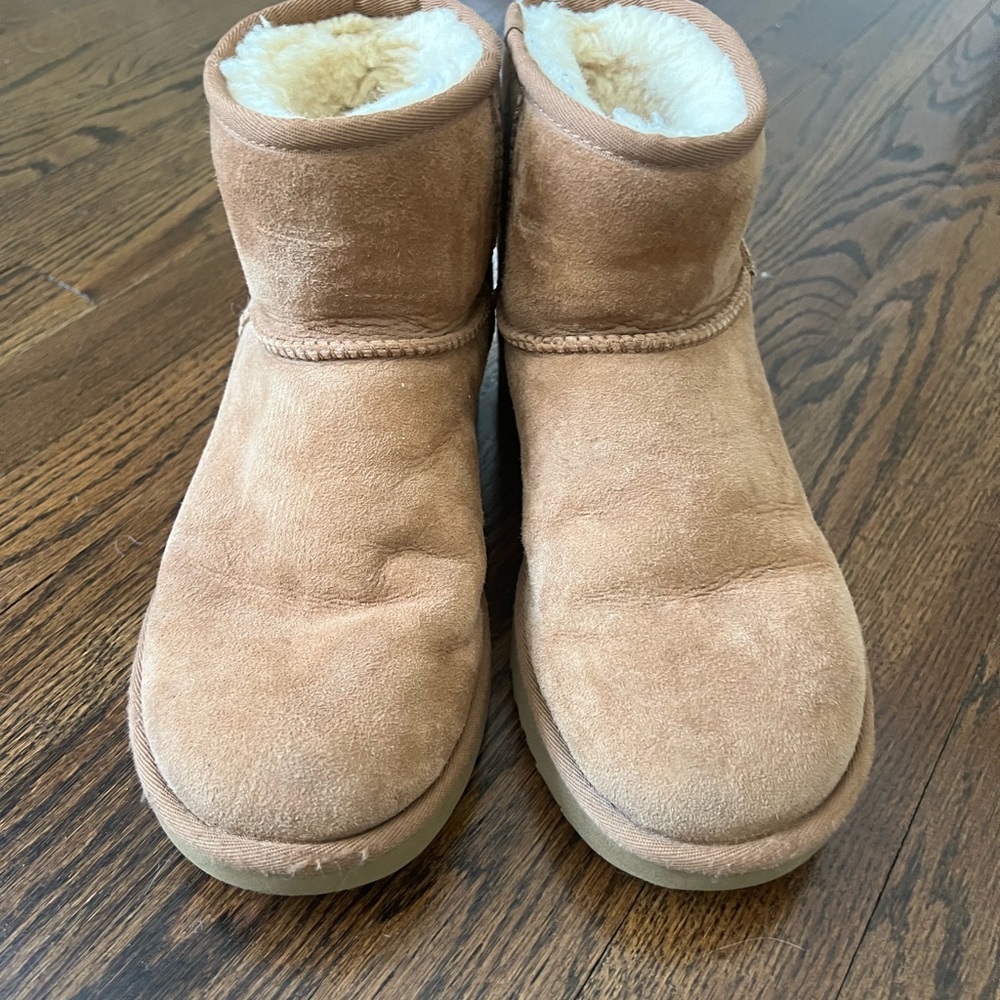 UGG Chestnut Shearling Ankle Booties